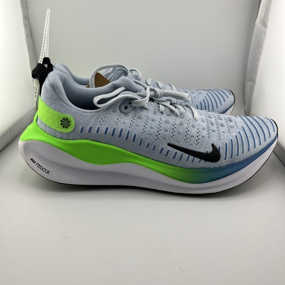 Nike ReactX Running Shoes‎ Mens Size 8.5 Blue Green DR2665-402 Athletic Road